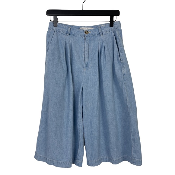 Anthropologie Denim - Pilcro Anthropologie Womens 27 Culotte Wide Leg Crop Jeans Blue High Rise